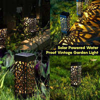 Load image into Gallery viewer, Solar Powered Waterproof Vintage Garden Light