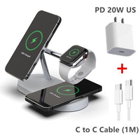 Load image into Gallery viewer, 3-in-1 Wireless Magsafe Charger Stand