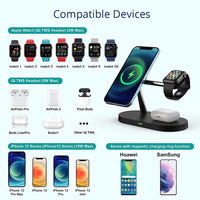 Load image into Gallery viewer, 3-in-1 Wireless Magsafe Charger Stand