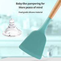 Load image into Gallery viewer, Non Stick Pot Spatula And Spoon