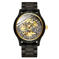 Load image into Gallery viewer, Classic Wooden Men's Mechanical Watch