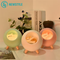 Load image into Gallery viewer, LED Cat Light USB Touch Night Llight Bionic Cat Stepless Dimming Atmosphere Night Light Room Decoration Lamp Holiday Gift