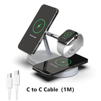 Load image into Gallery viewer, 3-in-1 Wireless Magsafe Charger Stand