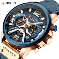 Load image into Gallery viewer, Military Leather Chronograph Wristwatch