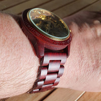 Load image into Gallery viewer, Classic Wooden Men's Mechanical Watch